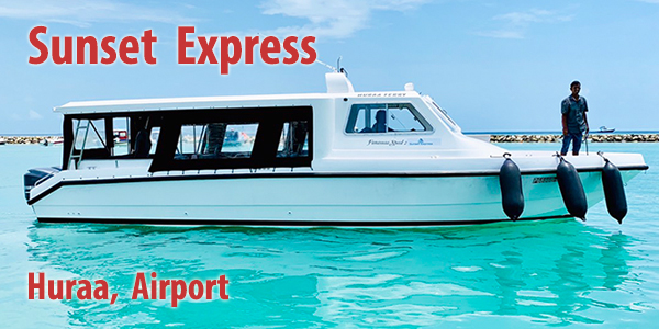 Sunset Express, Huraa, Airport