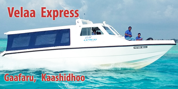 Velaa Express, Gaafaru, Kaashidhoo